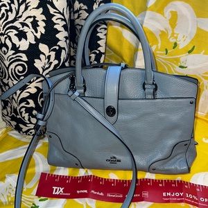 COACH  BLUE color PURSE 12 /9 inch